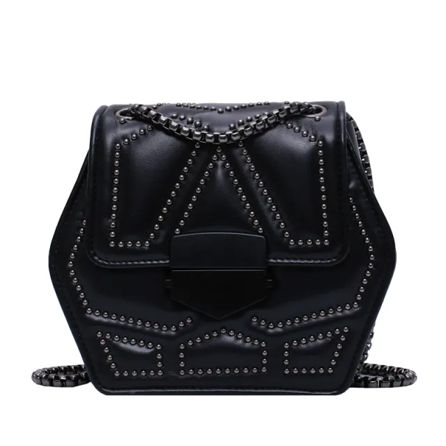 Vintage studs women bag Black - Shop at LoveMi