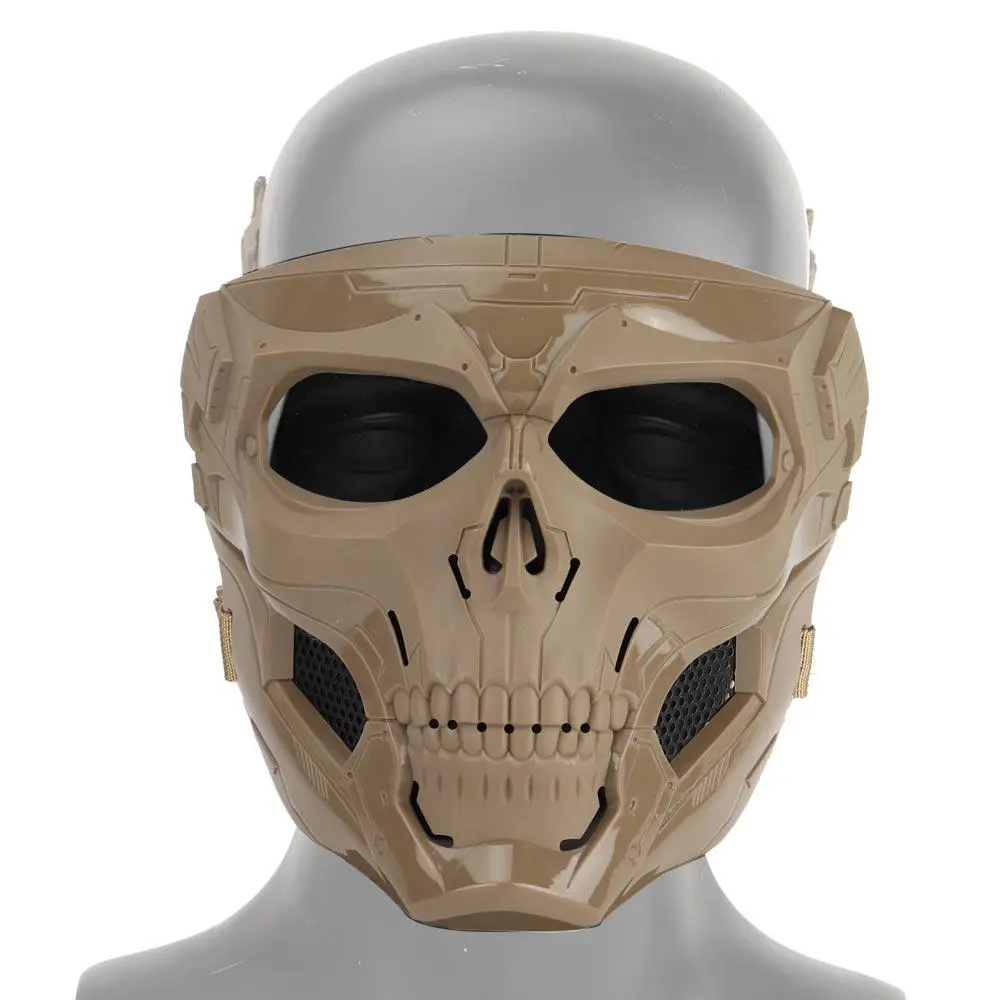 Skull horror helmet mask - Mud Color