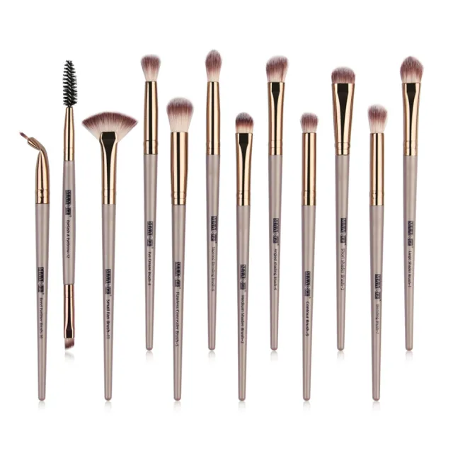MAANGE 12 makeup brushes Champagne Gold - Shop at LoveMi