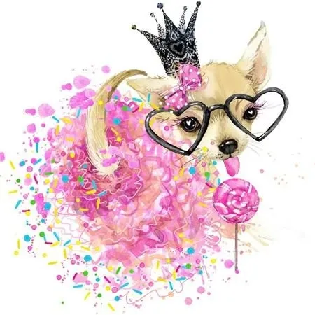 My Doggy Top | Dog diamond embroidery