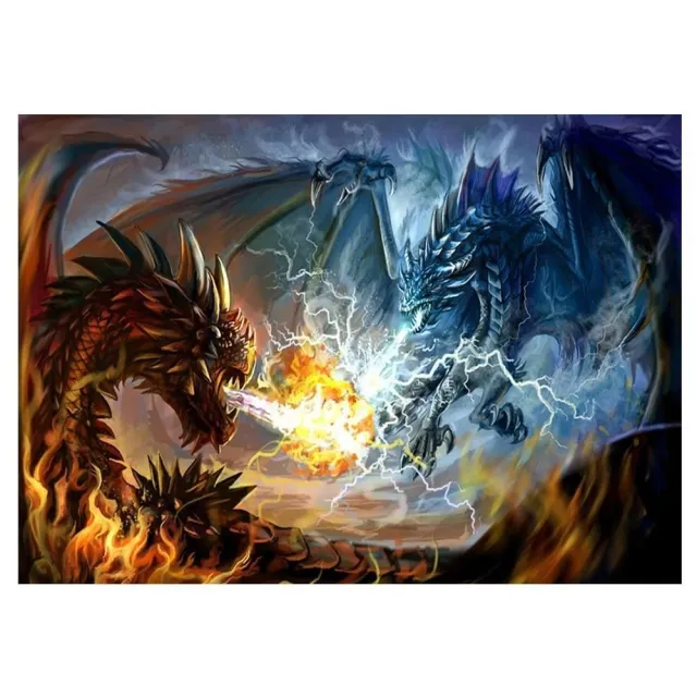 Dragon lightning Diamond embroidery kit No Frame - Shop at LoveMi