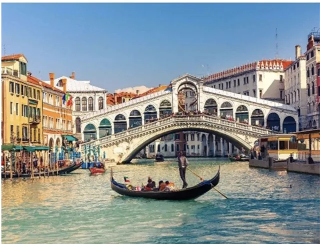 Venice | Diamond landscape embroidery No Frame Square - Shop at LoveMi