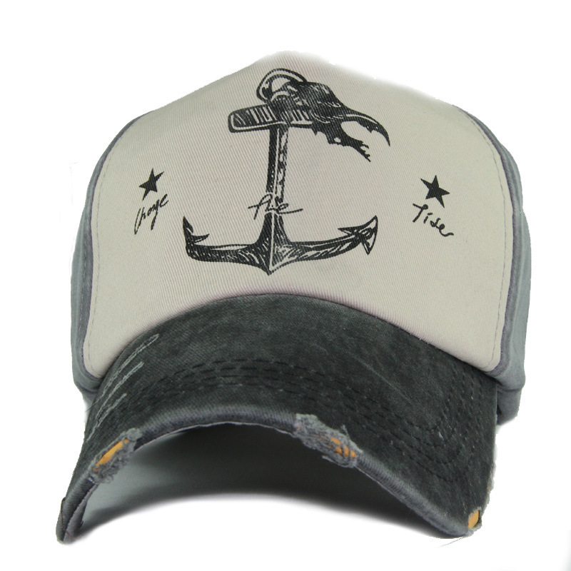 Washed cotton baseball cap