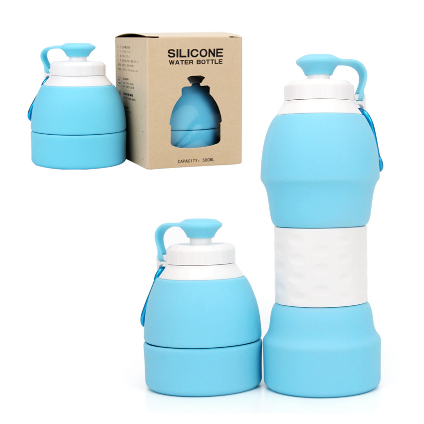 Silicone folding water bottle - Image 5