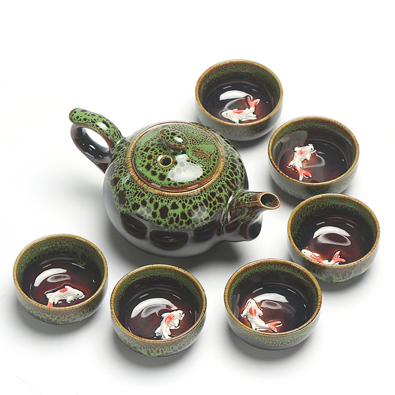 Title 4, Tea set with 7 pieces