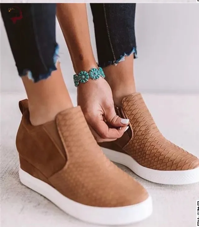 Side zip casual boots Brown - Shop at LoveMi