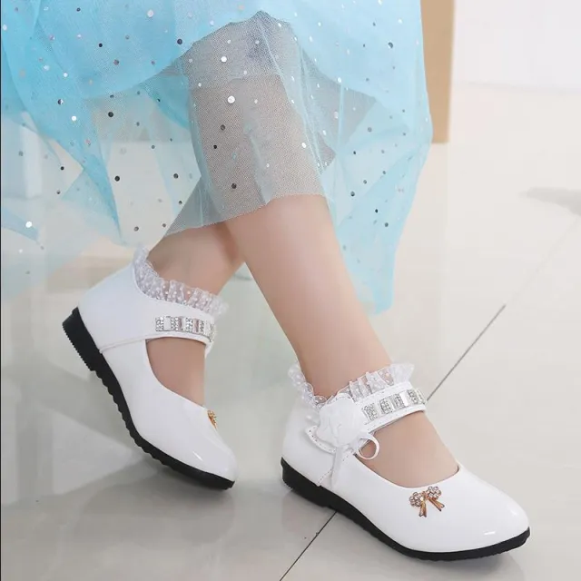 Princess shoes fashion small leather shoes White - Shop at LoveMi