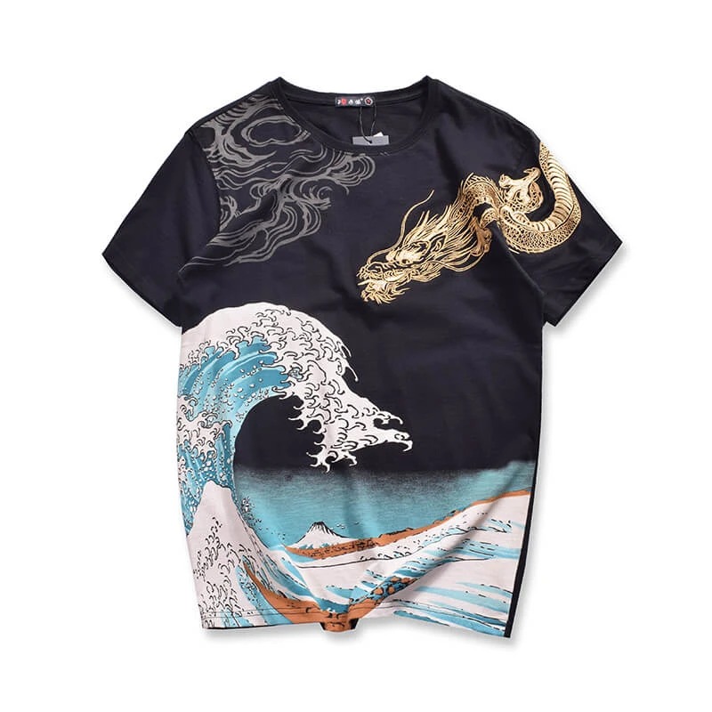 Chinese Style High Quality Fashion Loose Short Sleeve Embroidery Casual Comfortable… — image 1