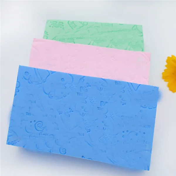 Children's Printing Sponge Bath Sponge - Mix 3Pcs