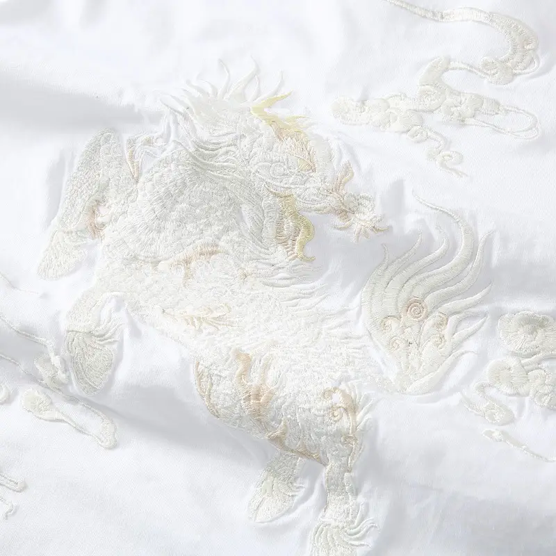 Embroidered cotton T-shirt