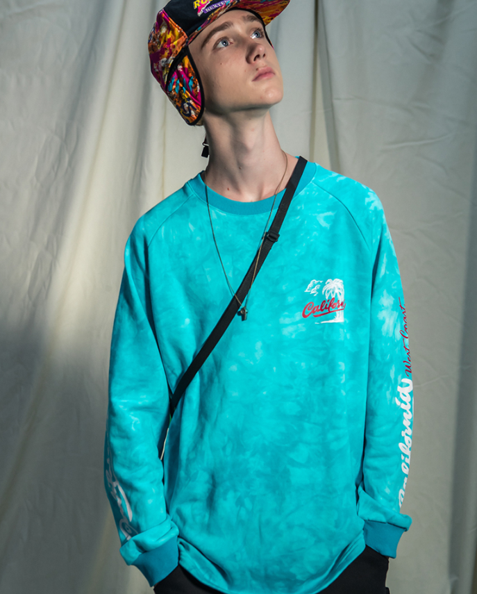 Long Sleeve Teen Couple Loose Thin Sweatshirt