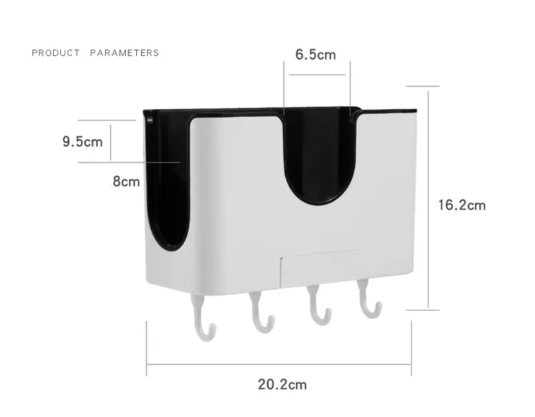 Pot holder wall-mounted free punching