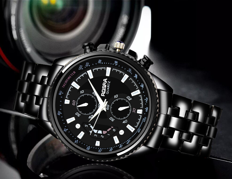 Men's Steel Belt Fashion Quartz Watch
