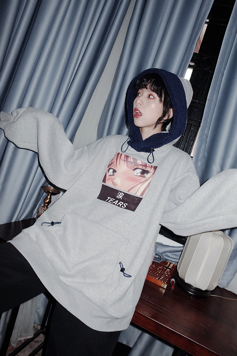 Title 5, Pullover patchwork sweatshirt