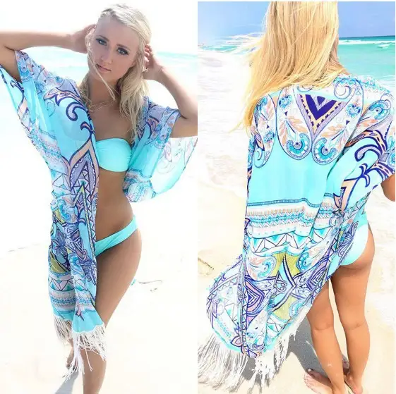 Loose-print top