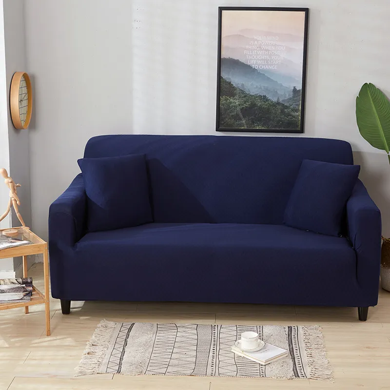 Elastic sofa cover - Dark Blue