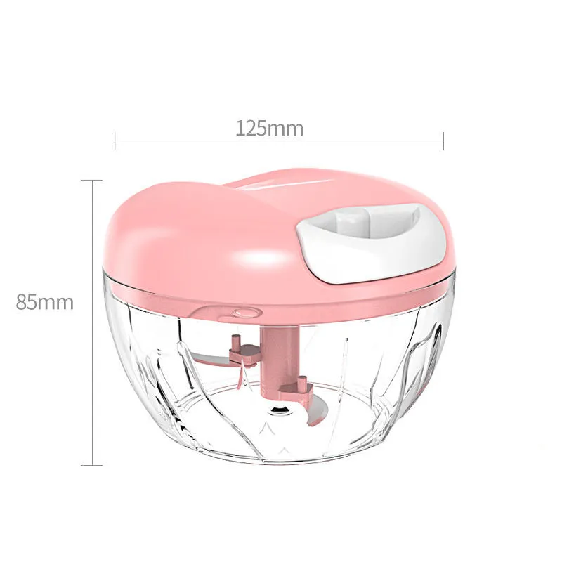 Kitchen Mini Manual Meat Grinder - Pink