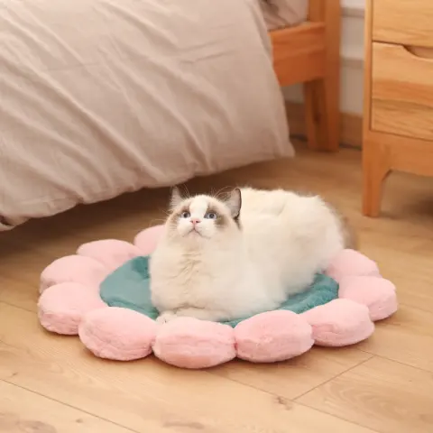 Cute Pet Flower Mat Dog Cat Sleeping Mat