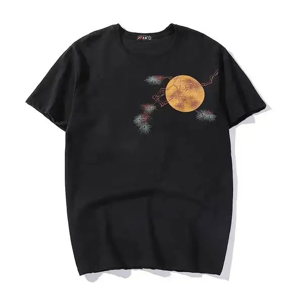 Chinese style embroidery short sleeve