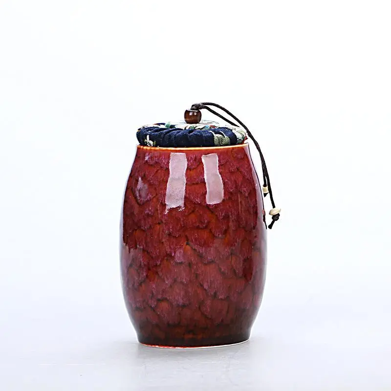 Kiln change ceramic tea pot - Purple