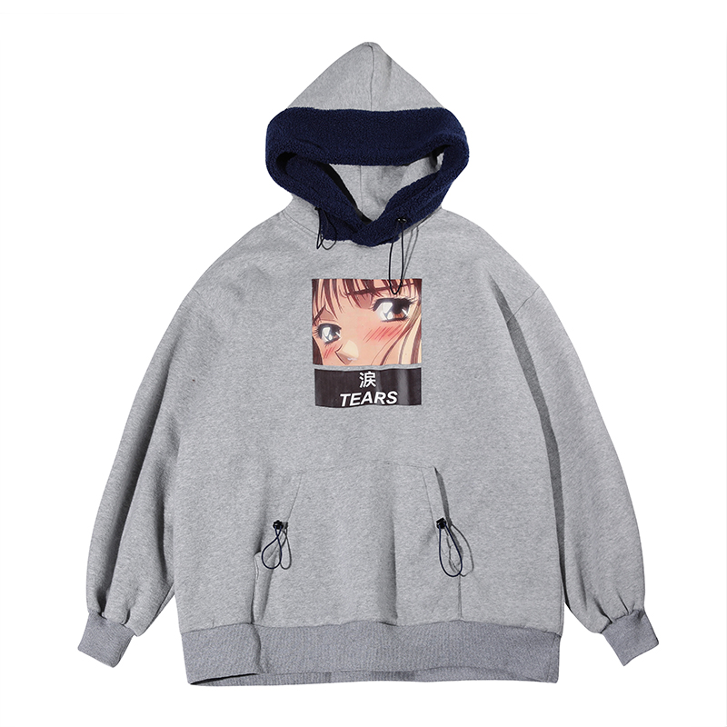 Title 1, Pullover patchwork sweatshirt