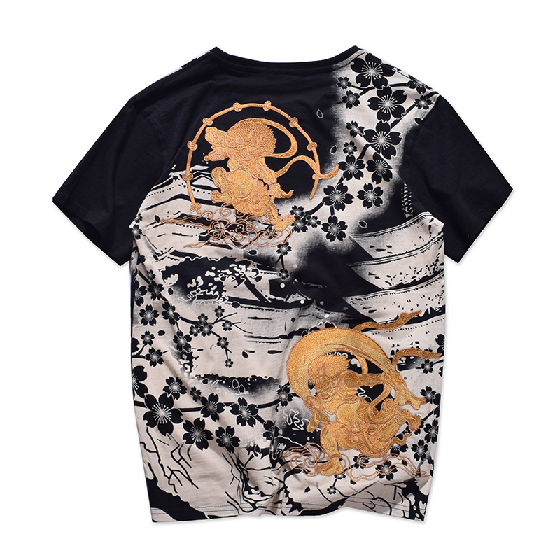 Golden Oni Embroidered Shirt — image 1