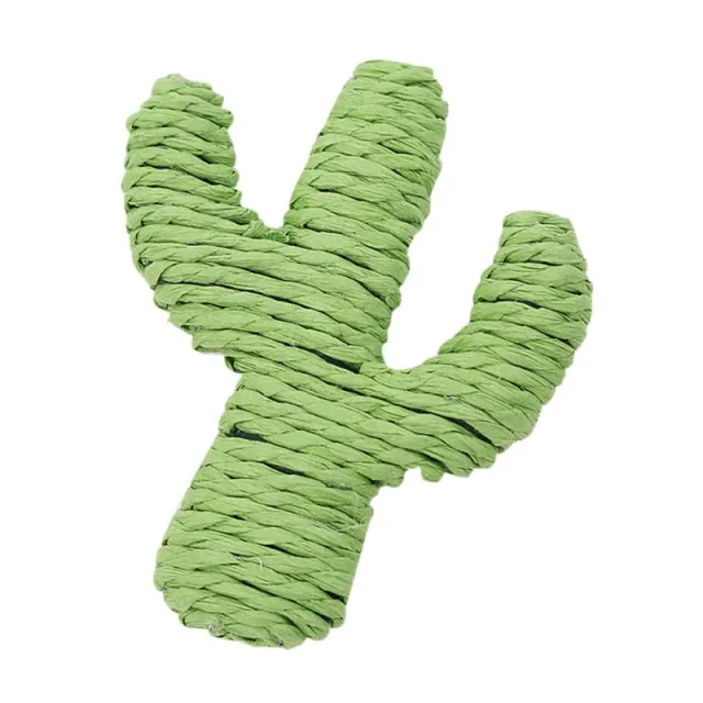 Cat toy paper rope green cactus Cactus - Shop at LoveMi