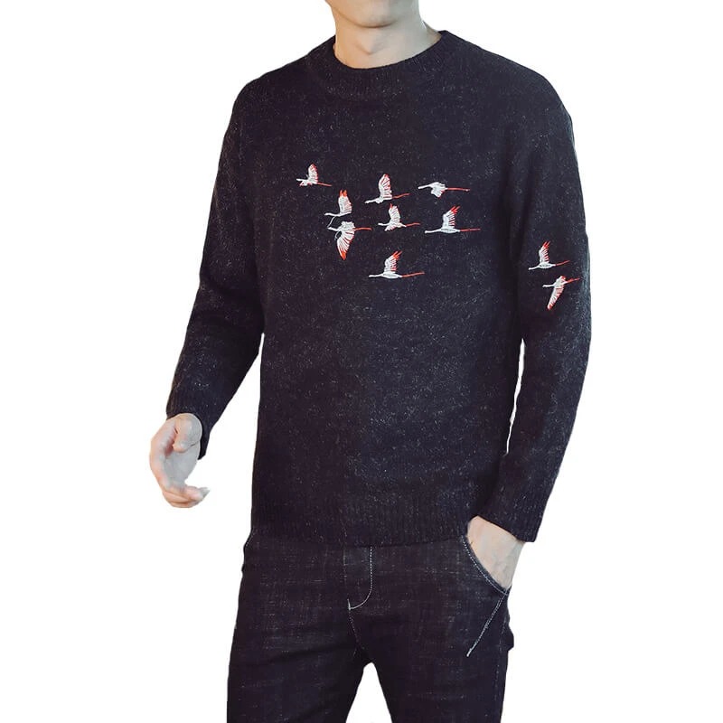 Thick knitted bottoming shirt