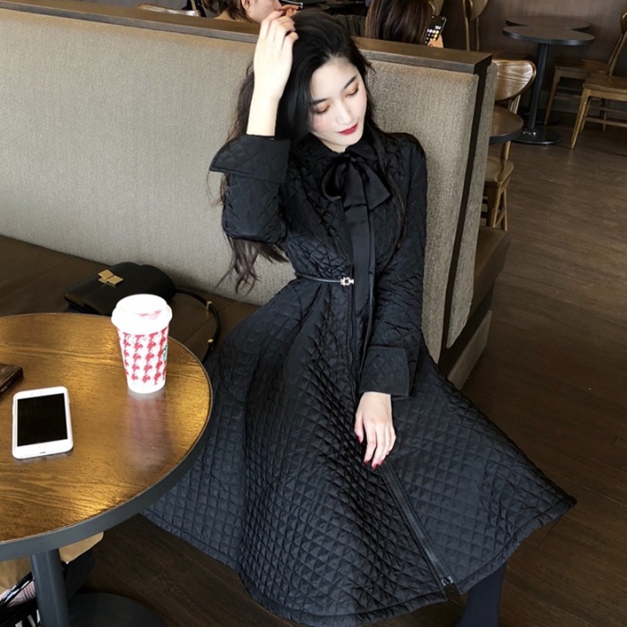 Temperament long-sleeved cotton jacket