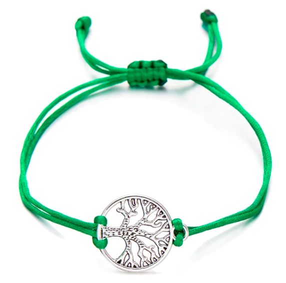 Hand-woven Red Rope Tree of Life Bracelet image 19