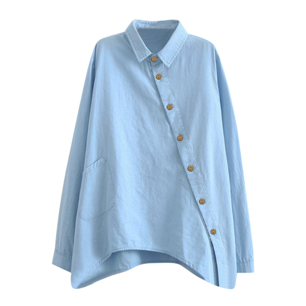Solid color placket shirt