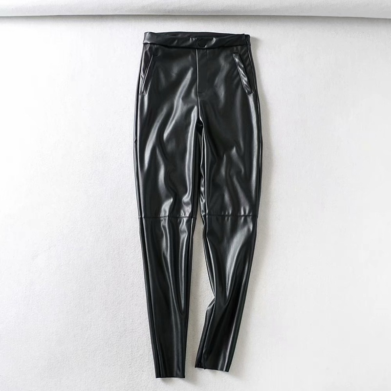PU faux leather leggings Black - Shop at LoveMi