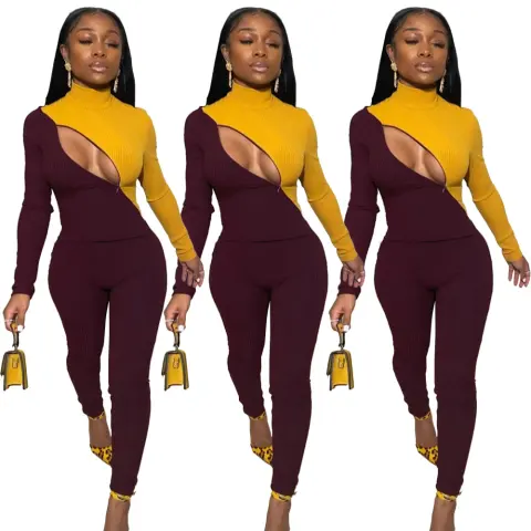 Colorblock Bodysuit