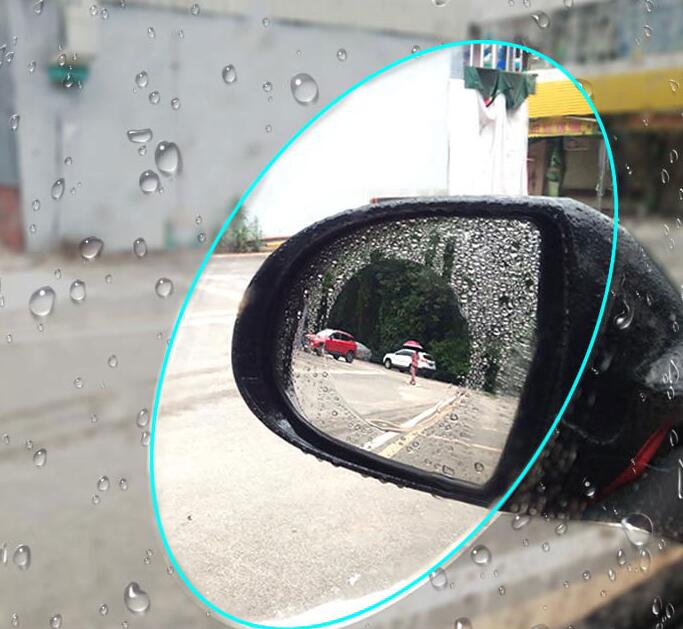 Oval Anti-Moist Waterproof Side Mirror Sticker — view 4