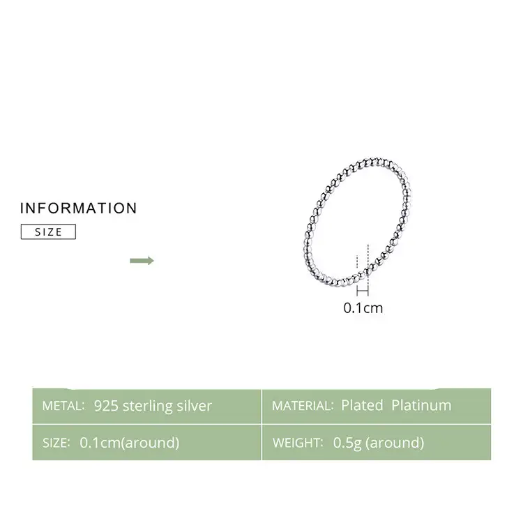 Simple Stackable Sterling Silver Ring