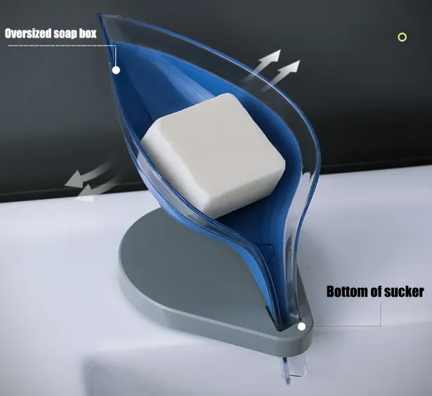 Soap Holder Sink Sponge Drain Box Creative Suction Cup – image 5