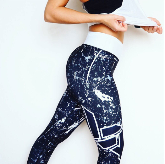 Women Leggings Printing Leggings Breathable Woman Workout Yoga Pants