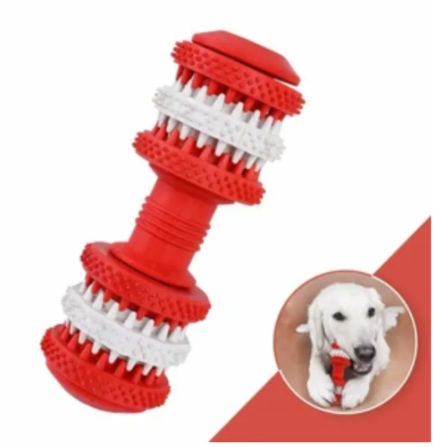Dog Leaky Dumbbell Molar Rod Red - Shop at LoveMi