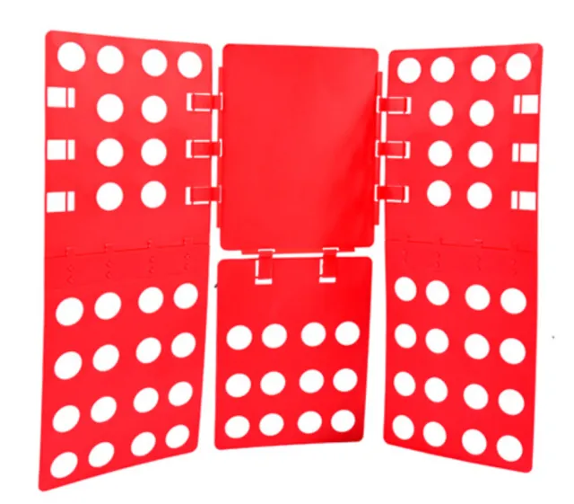 Lazy man folding clothes board, convenient folding board, folding clothes board, folding board, quick folding clothes board Adjustable Red - Shop at LoveMi