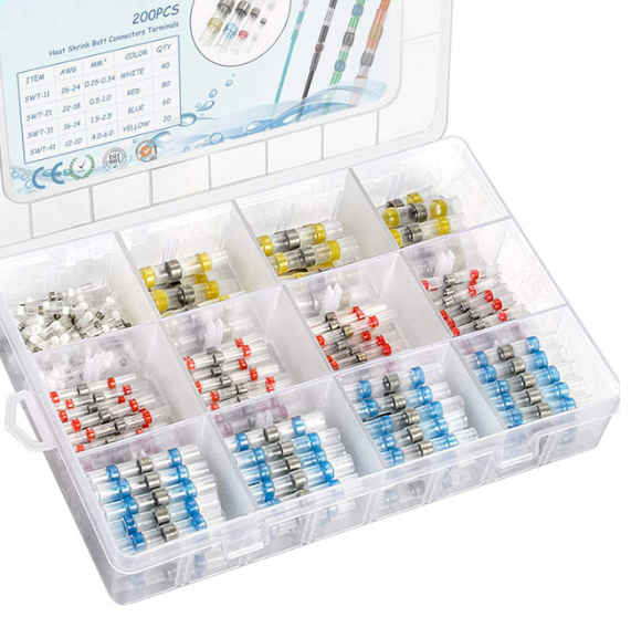 Waterproof Solder Sleeve Terminal Block 50Pcs Boxed — foto 19