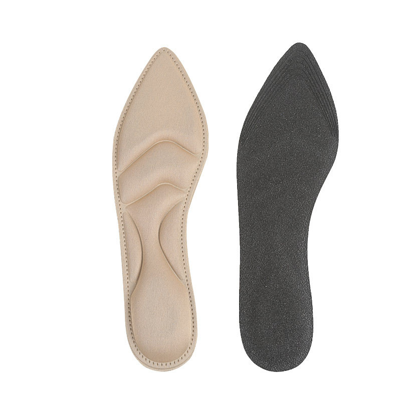 4D high heel sponge insole in Apricot Color