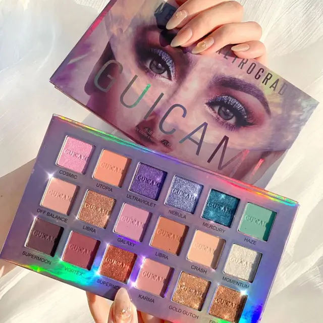GUICAMI Blue Mercury Retrograde Eyeshadow Palette Blue - Shop at LoveMi