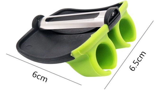 مقشرة مطبخ وسكينة تقشير إبداعية من الفولاذ المقاوم للصدأ