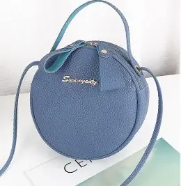 Circular Design Fashion Women Shoulder Bag Leather Women's Crossbody