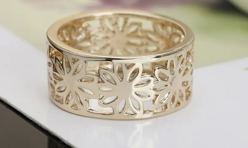 Individual Pattern Hollow Ring