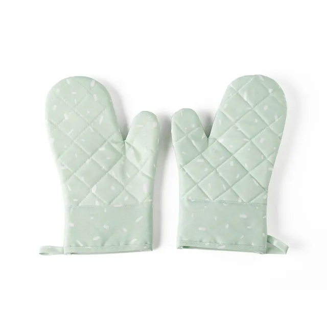 Cooking Heat Resistant Kitchen Gloves Water Green - Shop at LoveMi