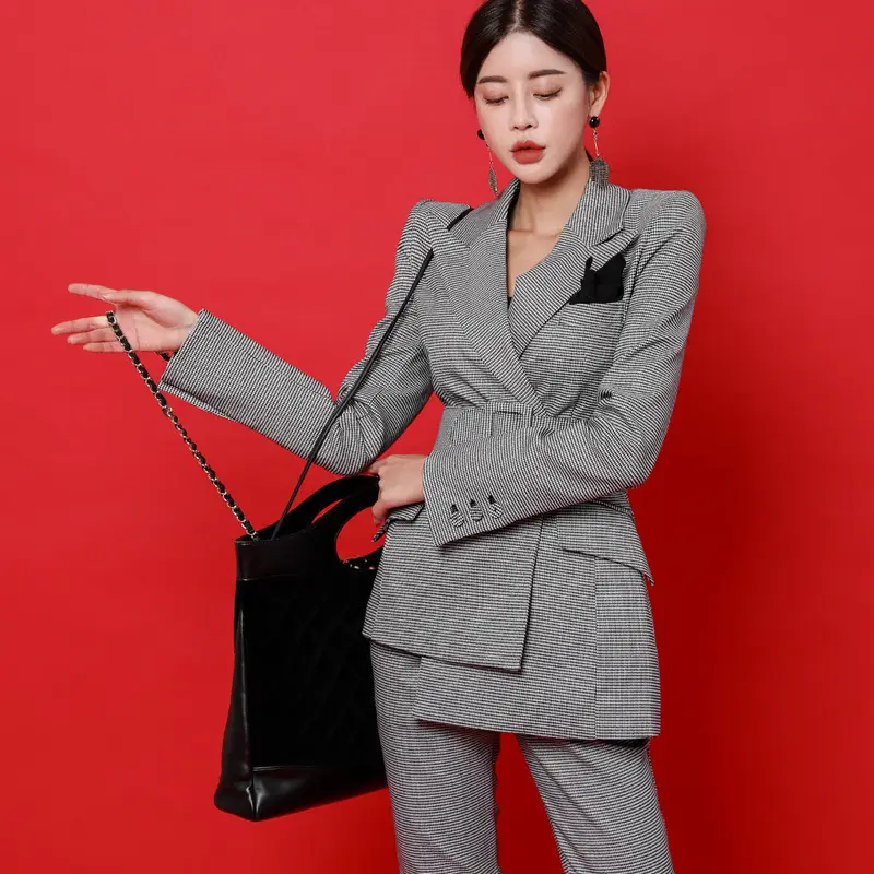 Temperament Double Breasted Suit