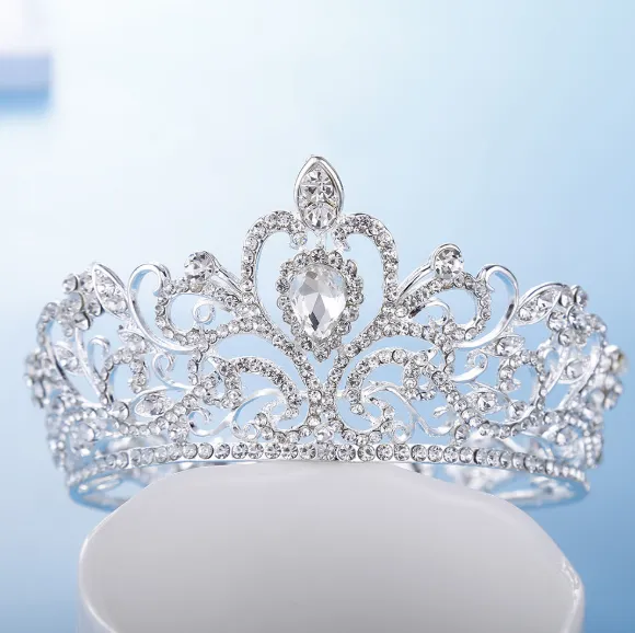 Crystal Tiara Crowns Silver - Shop at LoveMi