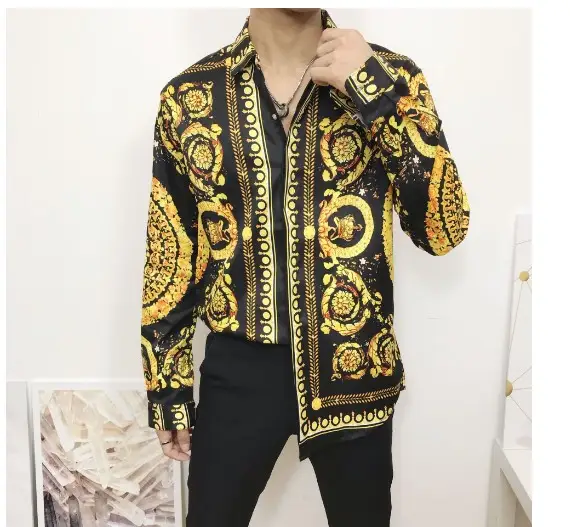 Male Handsome Casual Wild Shirt