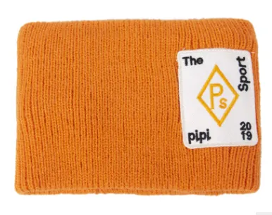 Embroidered knitted headband Orange - Shop at LoveMi